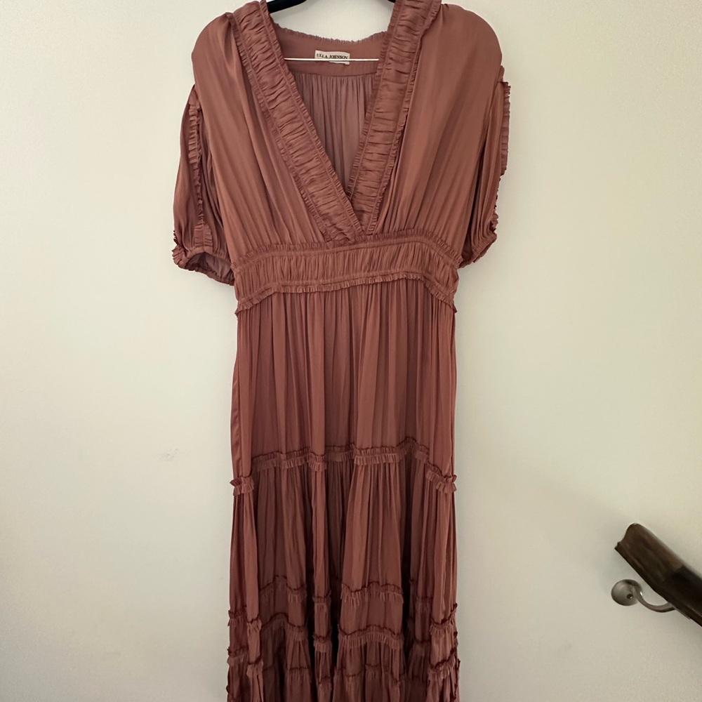 Ulla Johnson Dusty Rose Maxi Dress
